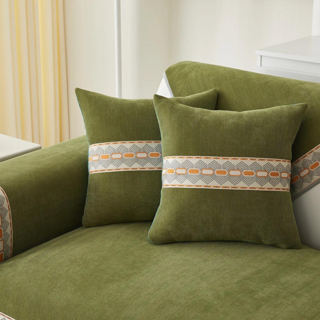 Light Luxury Chenille Sofa Cushion New Style Sofa Cushion Four Seasons Universal Simple Sofa Cushion Cover Towel