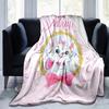 1pc, Disney Marie Version Cute Cat Design Throw Blanket for Home Decor, Couch Cover, Outdoor Use, Travel, Camping, Car, Beach, Office Nap