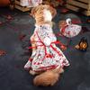 Halloween Dog Costume Funny Dog Clothes Terror Spider Skull Pet Dog Dress Puppy Jumpsuit Chihuahua Bichon Dachshund Dog Outfits