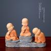 Украшения из смолы «Дзен-монах»: Креативный китайский декор для крыльца или книжного шкафа. Подарки на новоселье