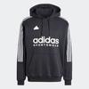 Adidas Толстовка с капюшоном Tiro 3 Stripe из флиса, черная, Iw5936