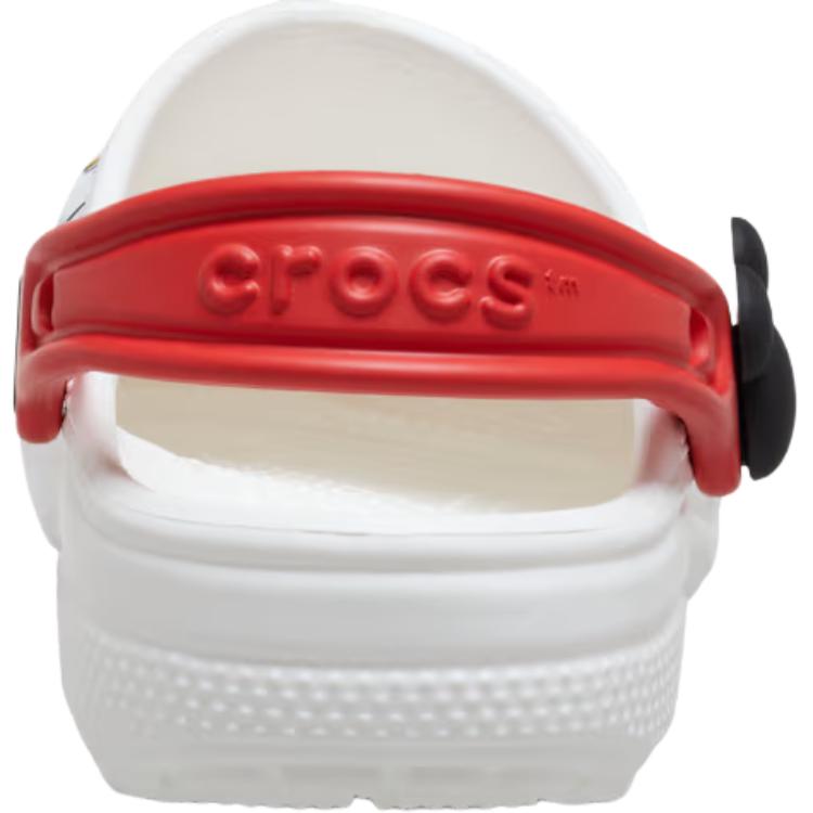 Crocs Клоги Mickey Friends Classic Удобные Универсальные Низкие Ботинки для ходьбы Детские клоги Белые 211485-90H
