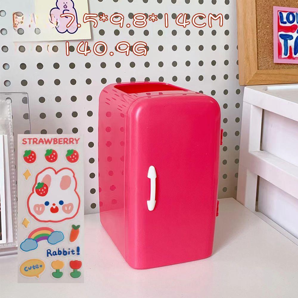 Держатель для ручек в стиле INS, креативный холодильник, симпатичный, большой емкости, настольный держатель для хранения, модный, милый, многофункциональный держатель для ручек