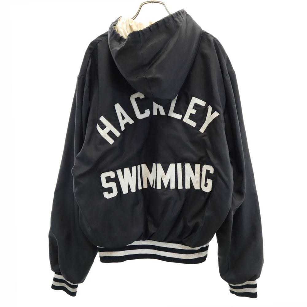 Holloway 70-е 80-е Сделано в США Куртка на молнии до середины L черный пуловер Мужская Б/у