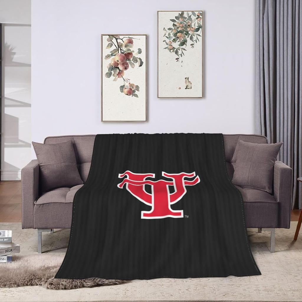 Флисовое одеяло Университета Тампы, Очень мягкое микрофибровое фланелевое одеяло для дивана, Теплое и уютное для всех сезонов