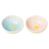 Hamster Ceramic Food Bowl Cute Floral Design Water Dish Rodent Feeder for Small Animals Gerbils Guinea Pigs Hedgehogs