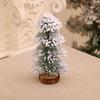 Искусственная новогодняя елка, покрытая снегом, карандашная фигурка сосны, светодиодная подсветка, кедр