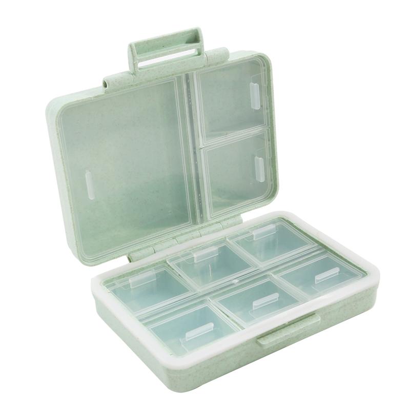 Мини Портативный Держатель для Витаминных Таблеток Органайзер Для Хранения Контейнер Для Таблеток Дорожные Разделители