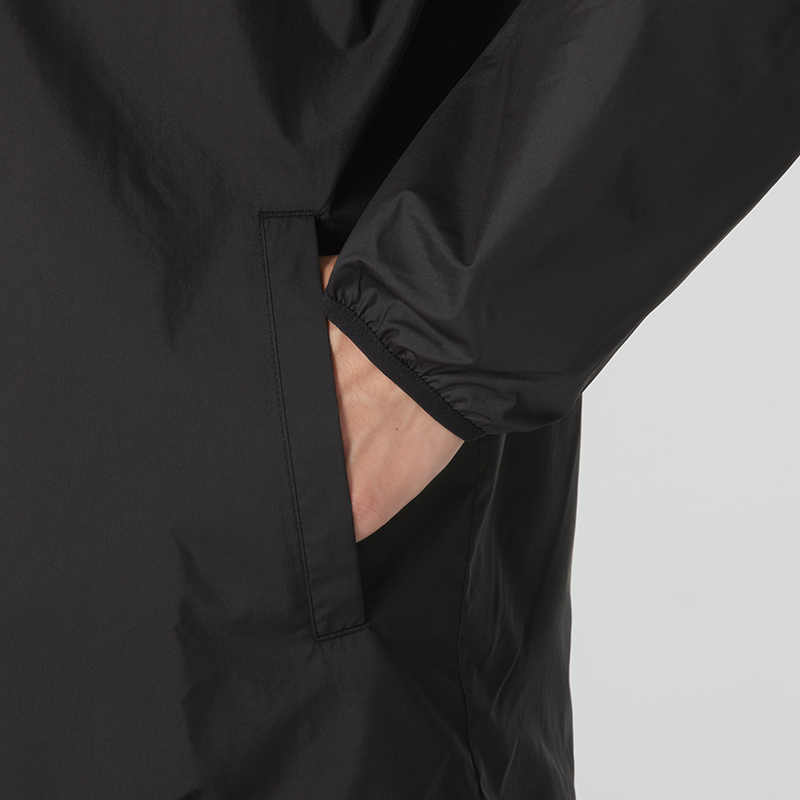 Puma Однотонная удобная куртка на молнии с воротником-стойкой, тканые длинные брюки со средней талией и манжетами, повседневный спортивный костюм для мужчин, черный 687105-01+685639-51