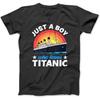 Для Мальчиков, Которые Просто Любят Титаник Футболка Свитшот Худи Майка для Мужчин Женщин Детей Черный
