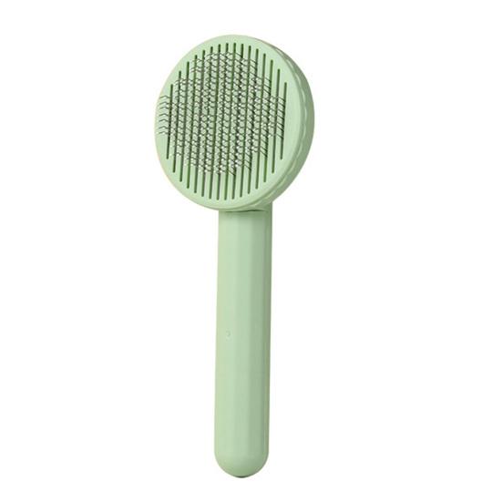 Щетка для ухода за кошками, самоочистка волос, ручной инструмент против завязывания, массажная расческа для тела домашних животных