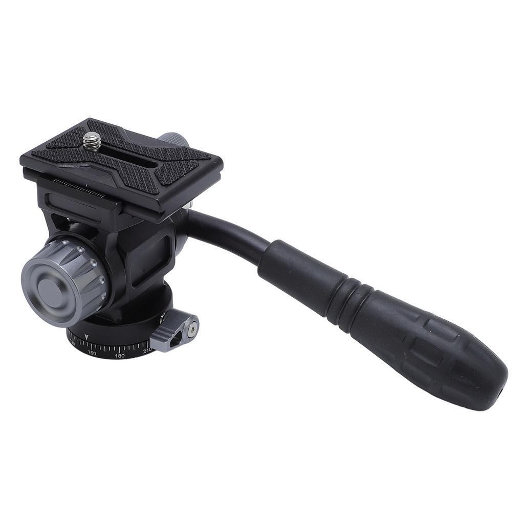 Штатив с гидравлическим демпфированием, панорамной головкой, из алюминиевого сплава, грузоподъемностью 3 кг, для панорамной съемки на 360 градусов, 38 дюймов, 14 дюймов