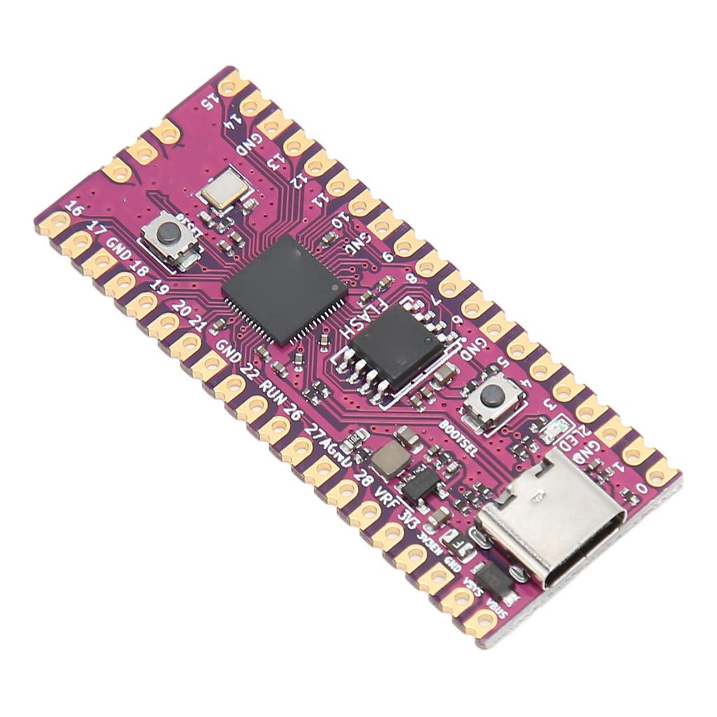 For RPi RP2040 Pico Board Dual Core ARM Cortex M0+ Processor Low Power Consumption Flexible Microcontroller Board