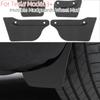 Invisible Car Mud Fenders For Tesla Model 3+ Highland 2024 Mudguards Wheel Mud Flaps Car Modification Exterior Accessories