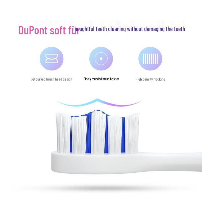 Взрослая электрическая зубная щетка Sonic с мягкой щетиной DuPont, штекер CN (адаптер в комплекте)
