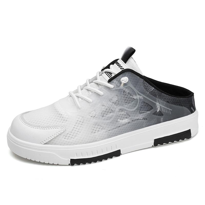 Мужская спортивная обувь Летние мюли с открытой спиной Повседневные сандалии Кроссовки Сабо Тапочки для студентов Большие размеры