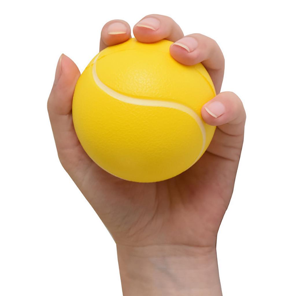 Набор из 12 мини-теннисных мячей из высокоэластичной пены, мягкий спортивный мяч для помещений и улицы для детей, набор мягких теннисных мячей из пены