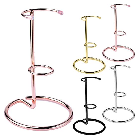 Подставка-держатель для палочки из железа с круглым основанием, железная основа, искусственный кристалл, украшение для хранения, домашний офис, декор