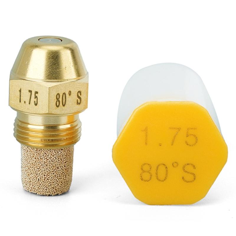 Промышленная металлическая форсунка 80 градусов, усиленная металлическая форсунка для оборудования для сжигания топлива, варианты 14 GPH