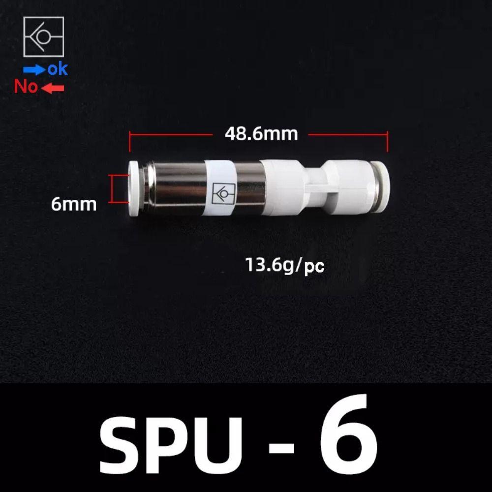 SPV SPU Односторонний клапан Односторонний пневматический трубный соединитель Высококачественный обратный клапан