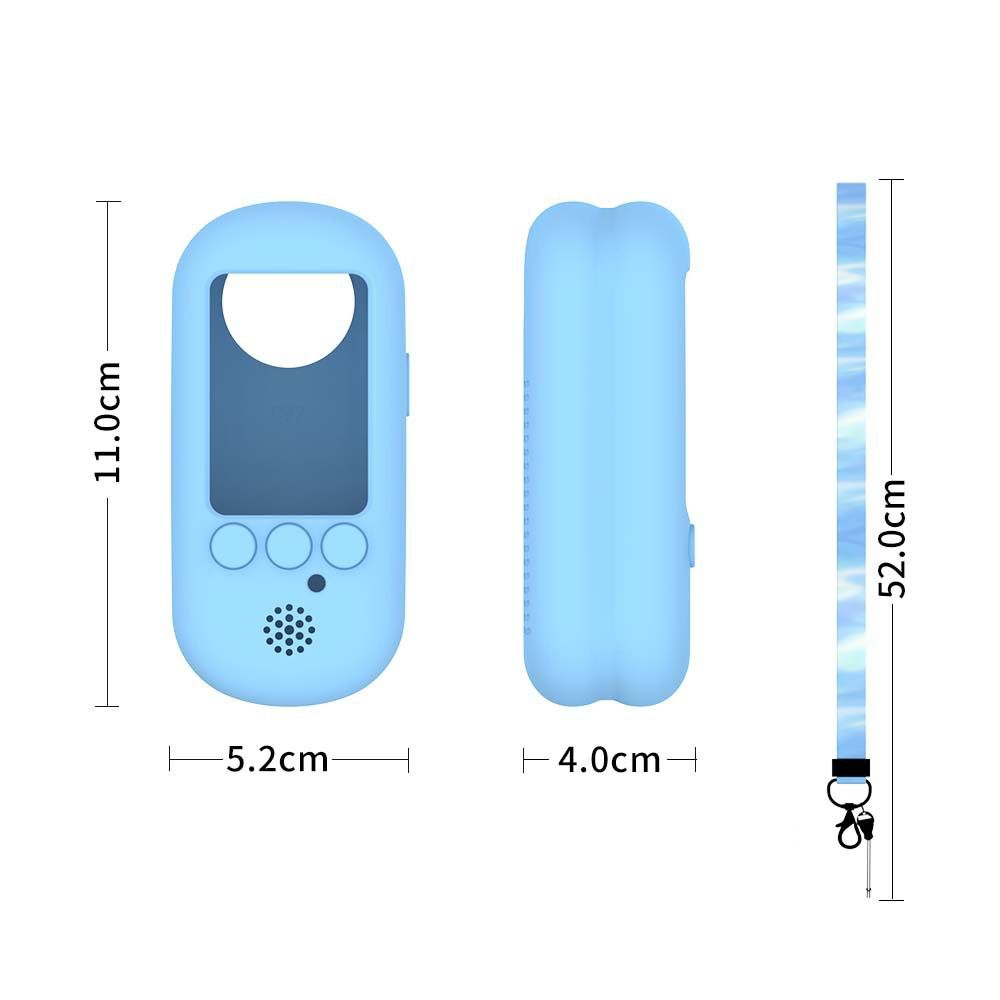 Silicone Camera Sleeve Case with Lanyard Soft Shell for Takara Tomy Funshot Outdoor