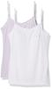 Garo Camisole Set of Sizes White and Size 160 Girls' 2, 150-165, Purple,