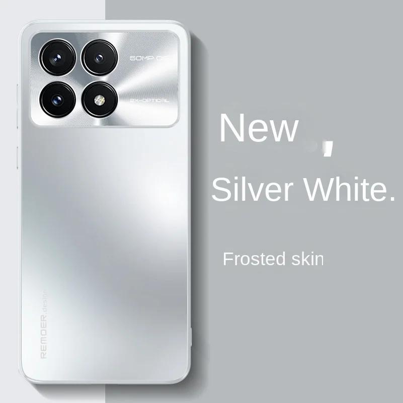 Матовая Акриловая Крышка Металлическая Защитная Крышка Камеры Для POCO X6 Pro POCO X6 5G POCO F5 Pro Жесткая Ударопрочная Крышка