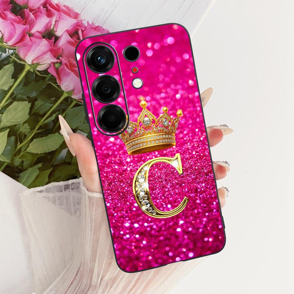 Для Tecno Camon 50 4G CN5 Crown Letter Чехол для телефона Для Tecno Camon50 4G Черный Силиконовый Мягкие Чехлы Бамперы