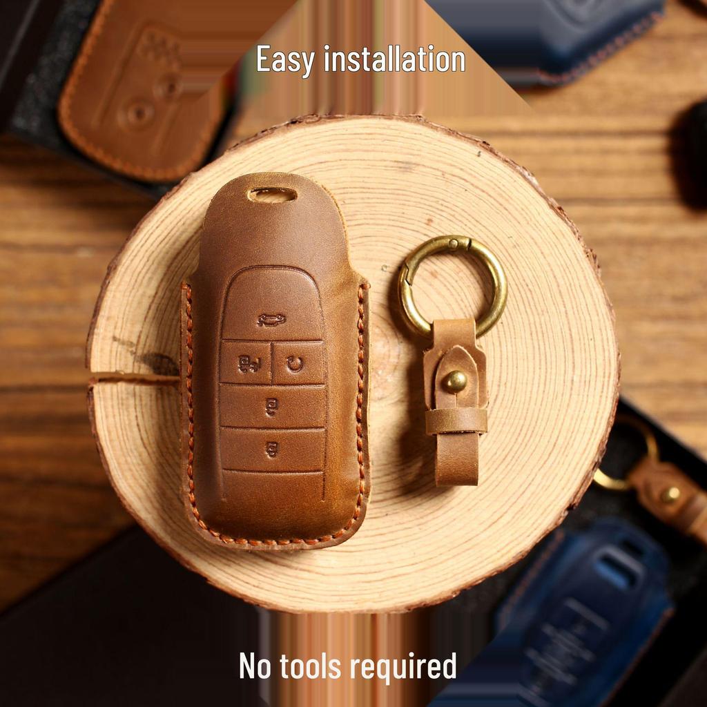 Премиальный чехол для ключей из натуральной кожи для моделей автомобилей GAC AION S/V/Y/LX630 и IA5