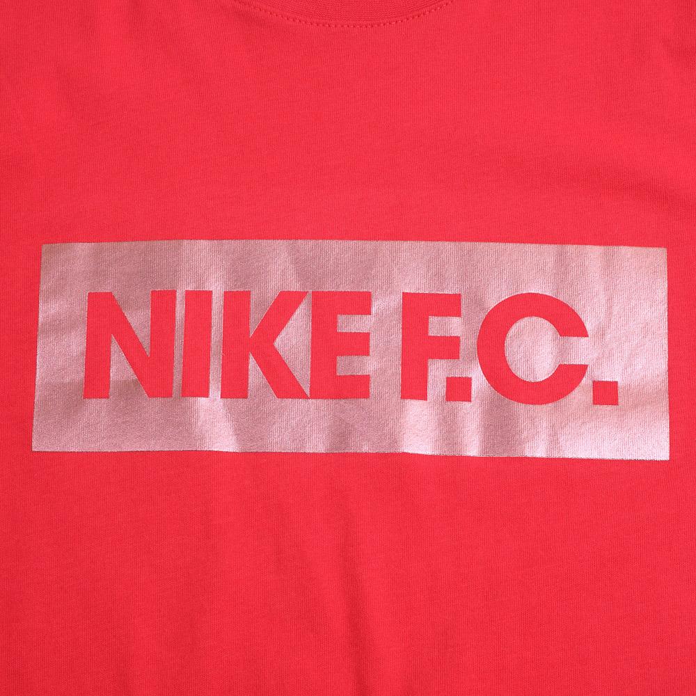 Nike Футболка мужская повседневная модная универсальная с надписью, с круглым вырезом и коротким рукавом, меняющая цвет, Fc, черный, топы, красный, розовый, розово-красный, 805522-657