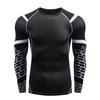 Мужской жилет с длинными рукавами для йоги и фитнеса с принтом, повседневный тренировочный топ, быстросохнущая одежда