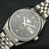 JAPAN SEIKO 5 AUTOMATIC MENS 6309A REFURBISHED BLACK COLOR DIAL WATCH A440327-9 Sk-a440327-1