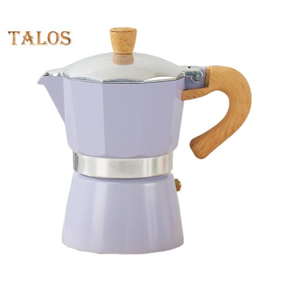 Кофеварка Moka Pot Espresso Maker 150 мл, легкая кофеварка для плиты, простая в использовании итальянская кофеварка для насыщенного эспрессо, латте, капучино