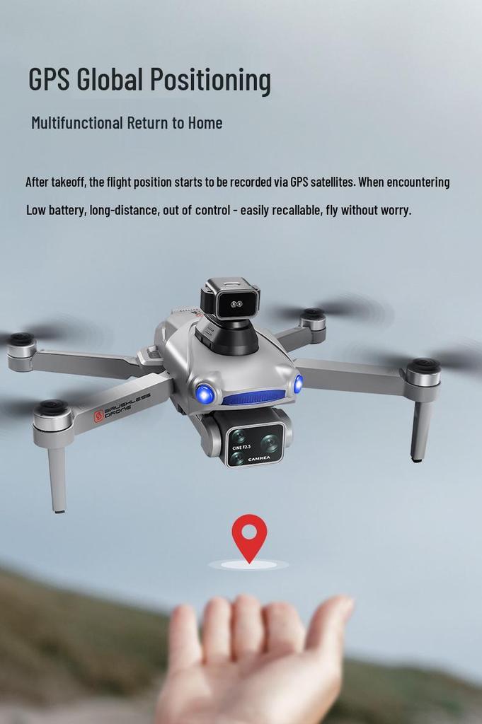 Foldable GPS Drone with Long Battery Life & Aerial Photography