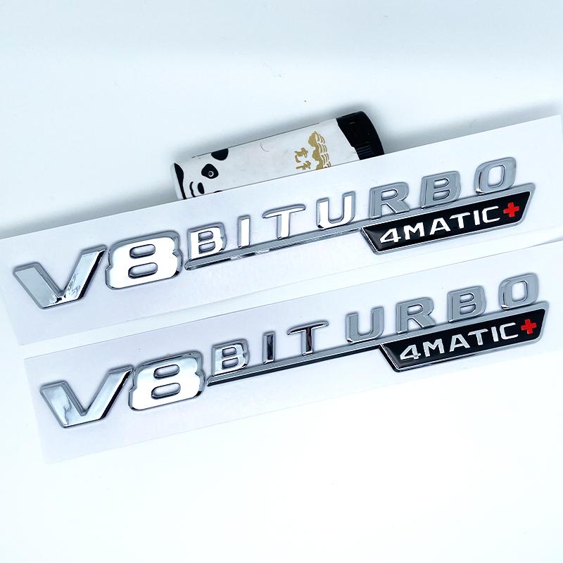 AAZB1 Letters GLE43 GLE53 GLE63 GLE63S V8 Biturbo 4matic+ Emblem for Car Side Trunk Rear W166 W167 Logo Sticke