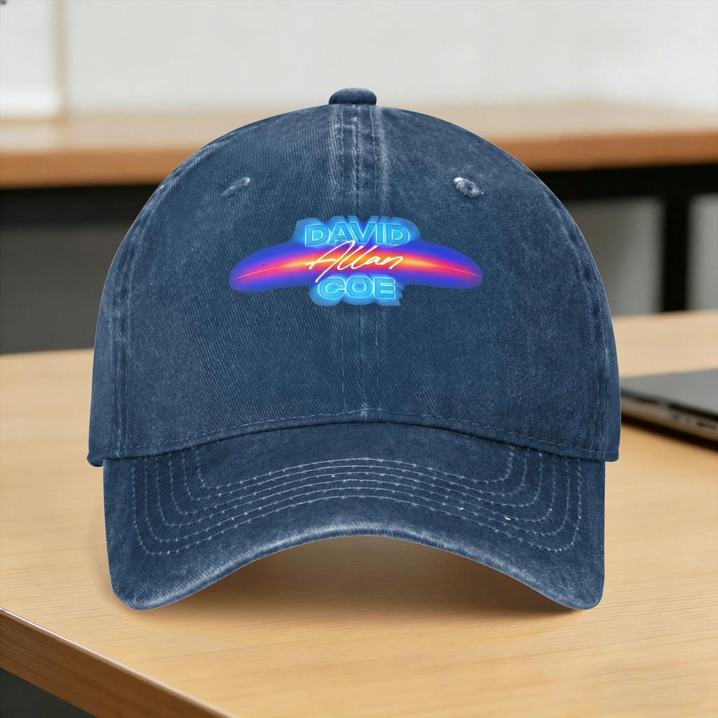 Washed Baseball Cap David Allan Coe Summer Trucker Hat For Couple Women  Streetwear Hunting Camping Sun Baseball Caps