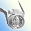 The helmet is equipped with an internal cooling fan, a helmet safety fan, strong wind force, adjustable wind belt, and a helmet fan.