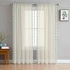 Bohemian Retro Ethnic Tulle Curtains for Living Room Bedroom Modern Kitchen Sheer Curtains for Voile Curtain