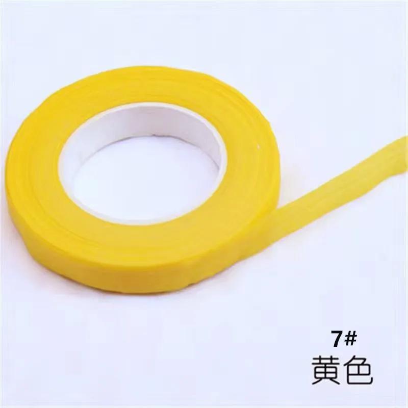 Зеленый искусственный цветок букет стебель обертка клейкая лента DIY ремесло бумажная лента флорист стебель лента цветочные принадлежности