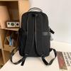 Male Large Capacity Backpack Letter Female Junior Senior High School Student Schoolbag Outdoor Travel Bag