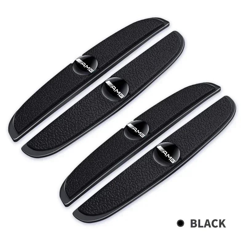 JCG1 4Pcs Car Door Bumper Rubber Anti-collision Stickers For Mercedes Benz AMG W204 W205 W203 W211 W212 W213 W201 W210 Accessories