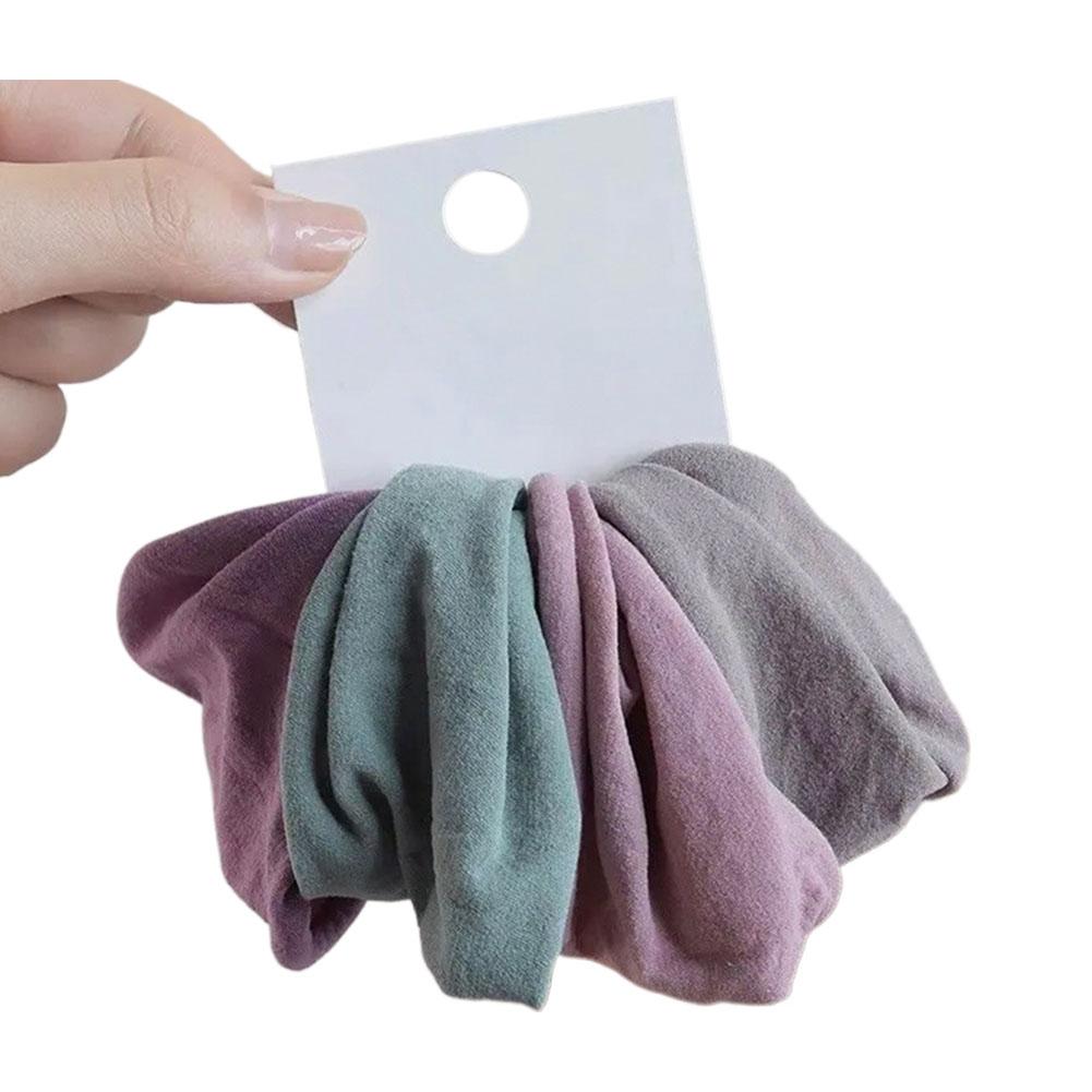 Высокая эластичность Бесшовный Очень широкий Маска Мышечная Повязка Завязка Веревка для волос Женская Высокий Хвост F0D2