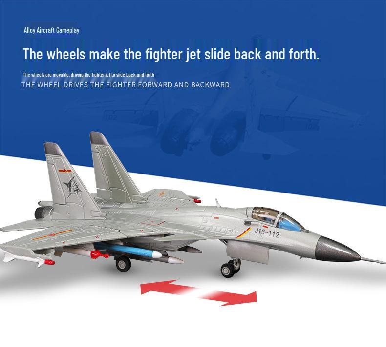 Палубный истребитель J-15 1:72 Модели самолетов из сплава