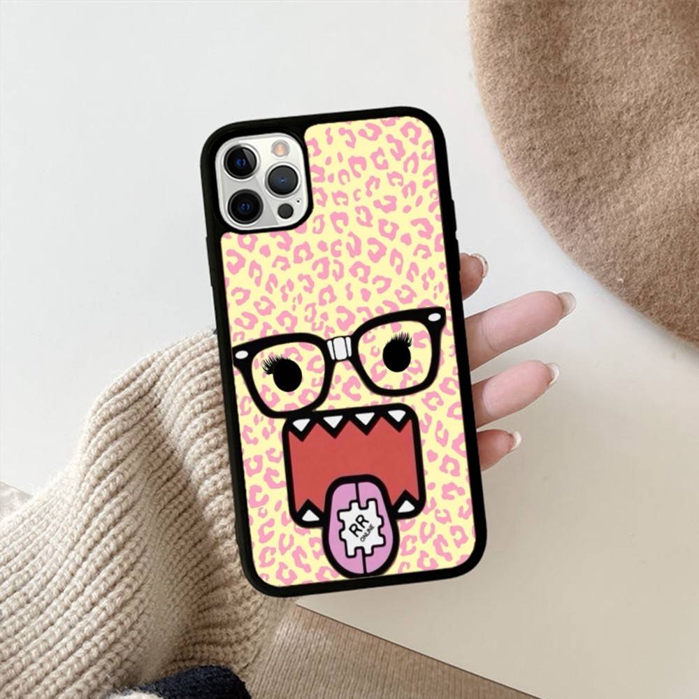 Милый Домо Кун Для IPhone 17 16 15 14 13 12 11 Mini Pro Max Plus Задняя Крышка Телефона из ПК+ТПУ