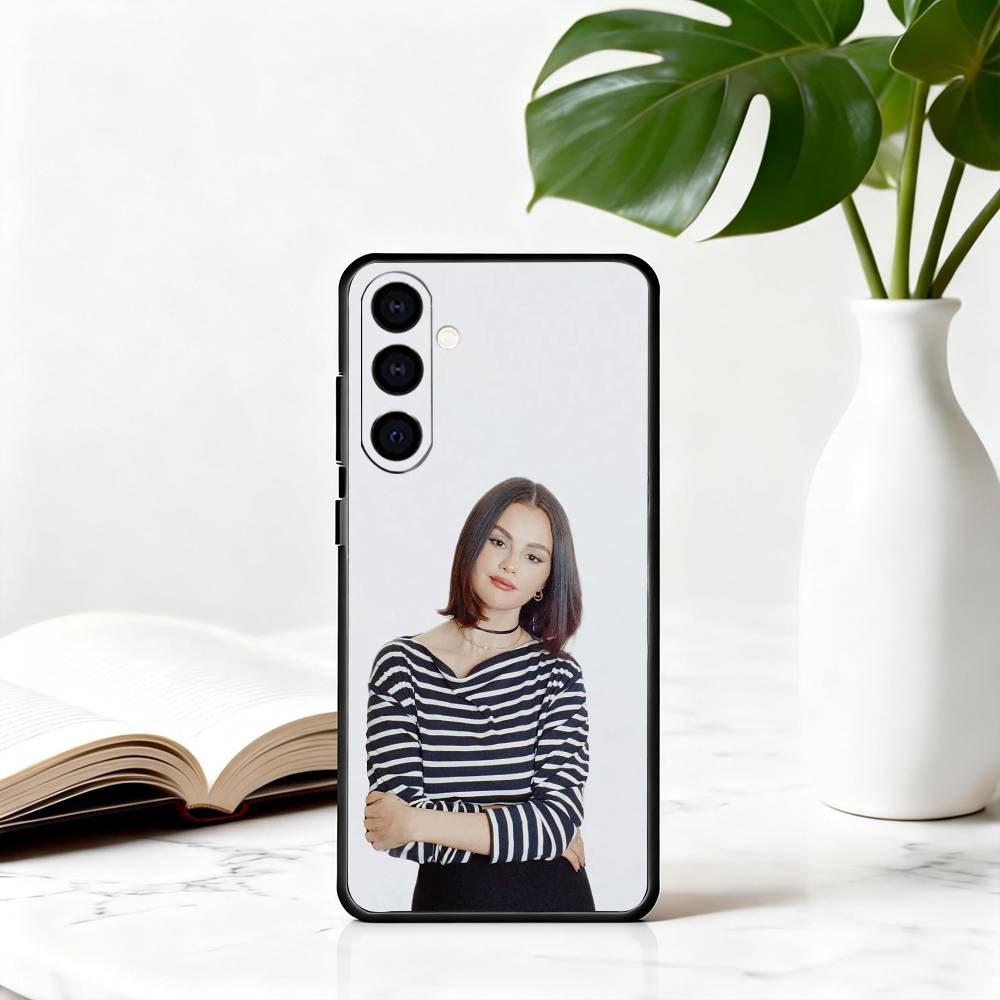 Чехол для телефона S-Selena Sweet G-Gomez-SG Для Samsung Galaxy A73,A72,A71,A70,A53,A52,A51,Другие Мягкий Черный Чехол