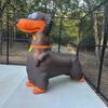 Full Body Jumpsuit Inflatable Sausage Dog Costume Cosplay Sausage Dog Costume  Role-playing Props