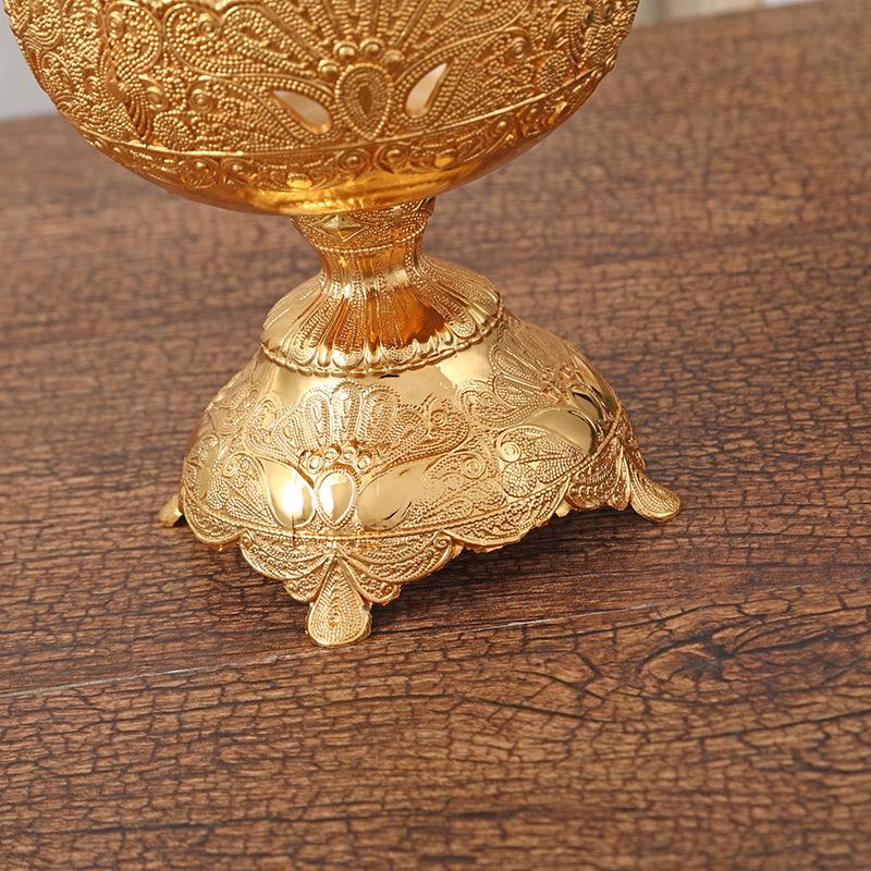 Европейская печатная металлическая многоножка для мороженого с ножом и вилкой, стеклянная внутренняя стенка, салатница