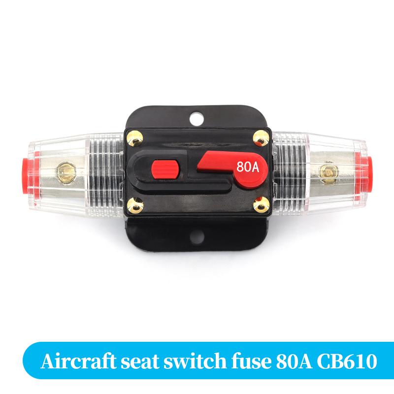 Stlxy resettable circuit breaker DC 12V/24V/48V solar photovoltaic connector, resettable fuse 100A 80A 50A 40A 20A