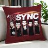 Pop Nsync Cushion Cover Cushion Cover Set 4Pcs 50X50 45X45 40X40 Pillowcase Decorative Sofa Home Decor