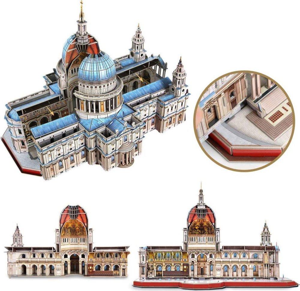 Cubic fun puzzle 3d katedra św. pawła w londynie - mc270h - 643 elementy
